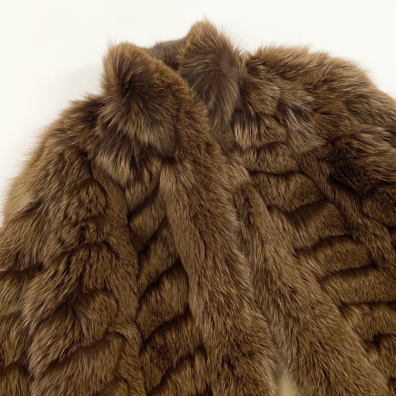 72a15 SAGA FOX サガフォックス 銀サガ 極厚 フォックスファー コート