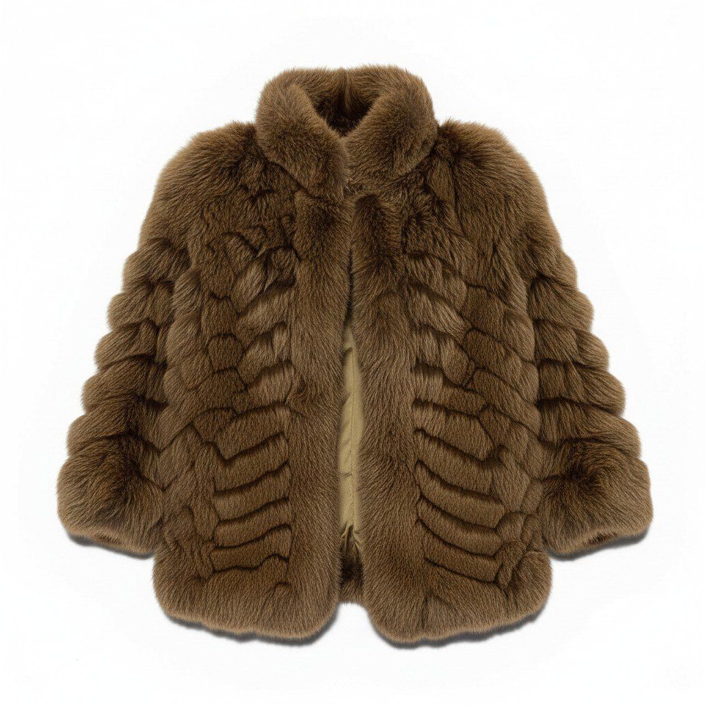 72a15 SAGA FOX サガフォックス 銀サガ 極厚 フォックスファー コート