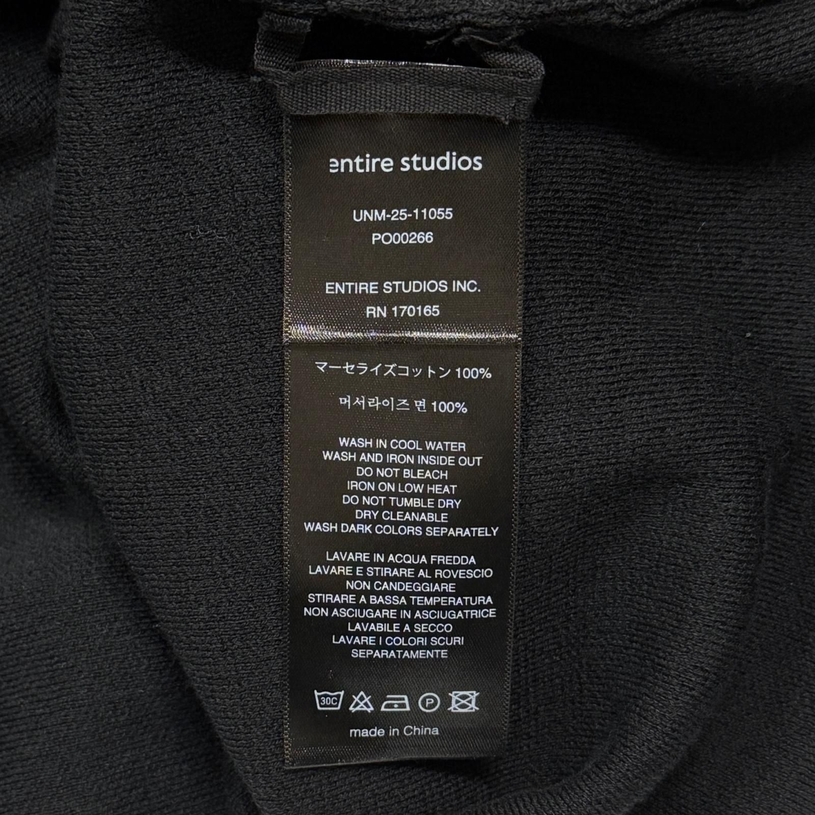 参考上代46200円 未使用 entire studios 25AW ZIP UP TURTLENECK 
