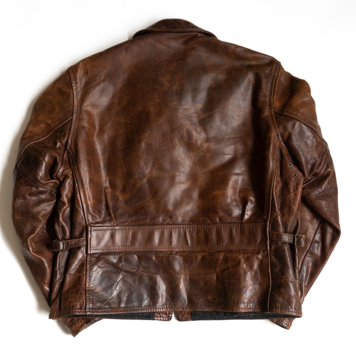 雰囲気抜群/ビッグサイズ】AERO LEATHER【ハーフベルト ホースハイド