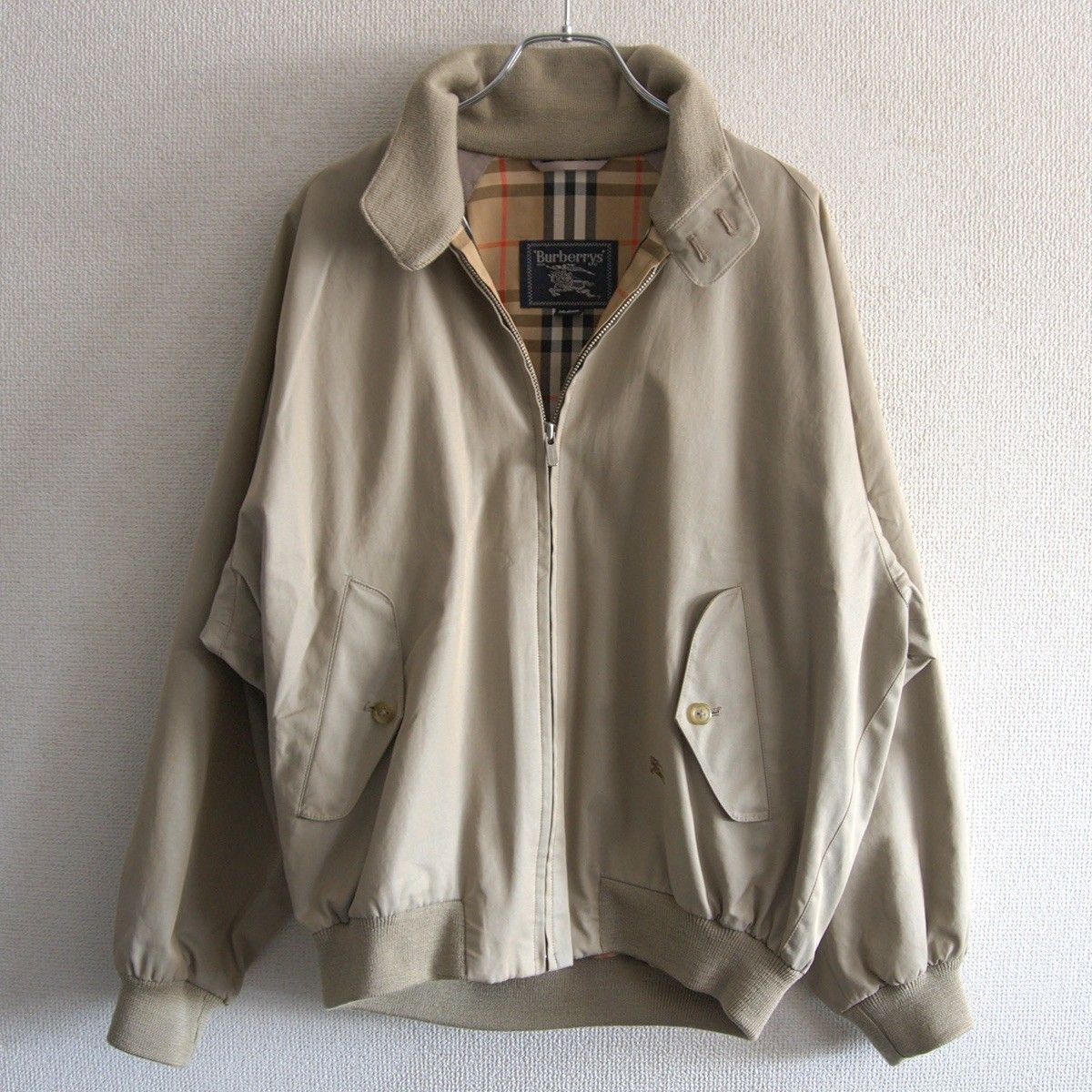 90S】 BURBERRYS 【スイングトップ ジャケット】M ノバチェック