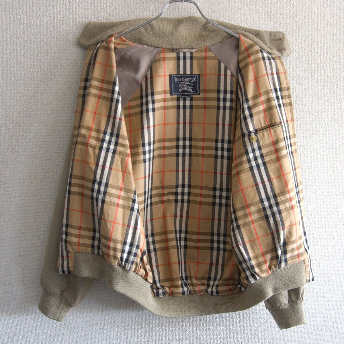90S】 BURBERRYS 【スイングトップ ジャケット】M ノバチェック