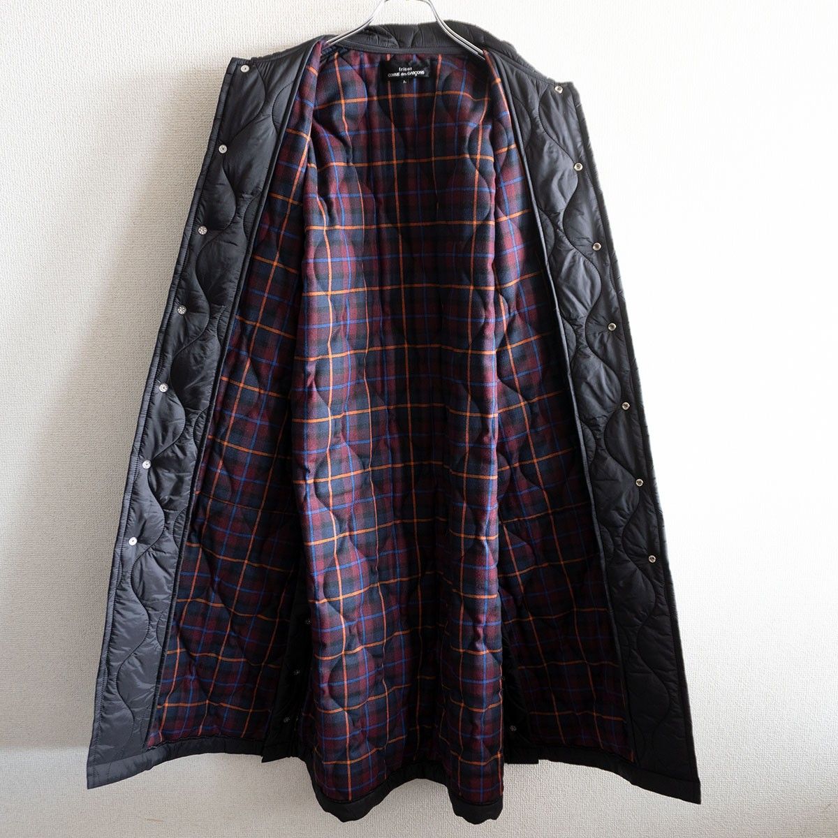 極美品】tricot COMME des GARCONS 【2021AW/丸襟 キルティングコート