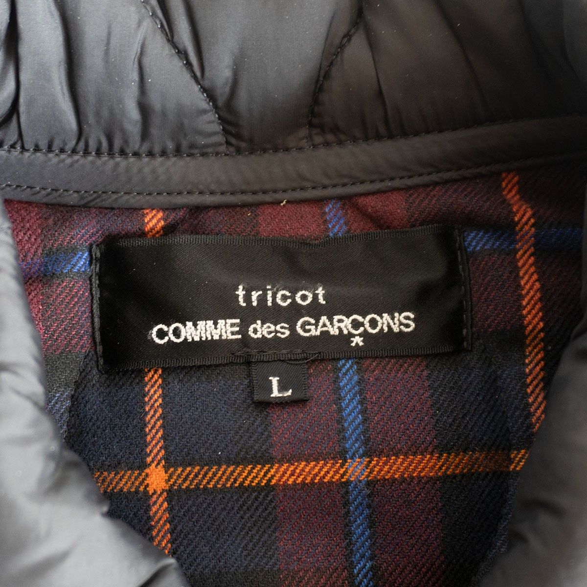 極美品】tricot COMME des GARCONS 【2021AW/丸襟 キルティングコート