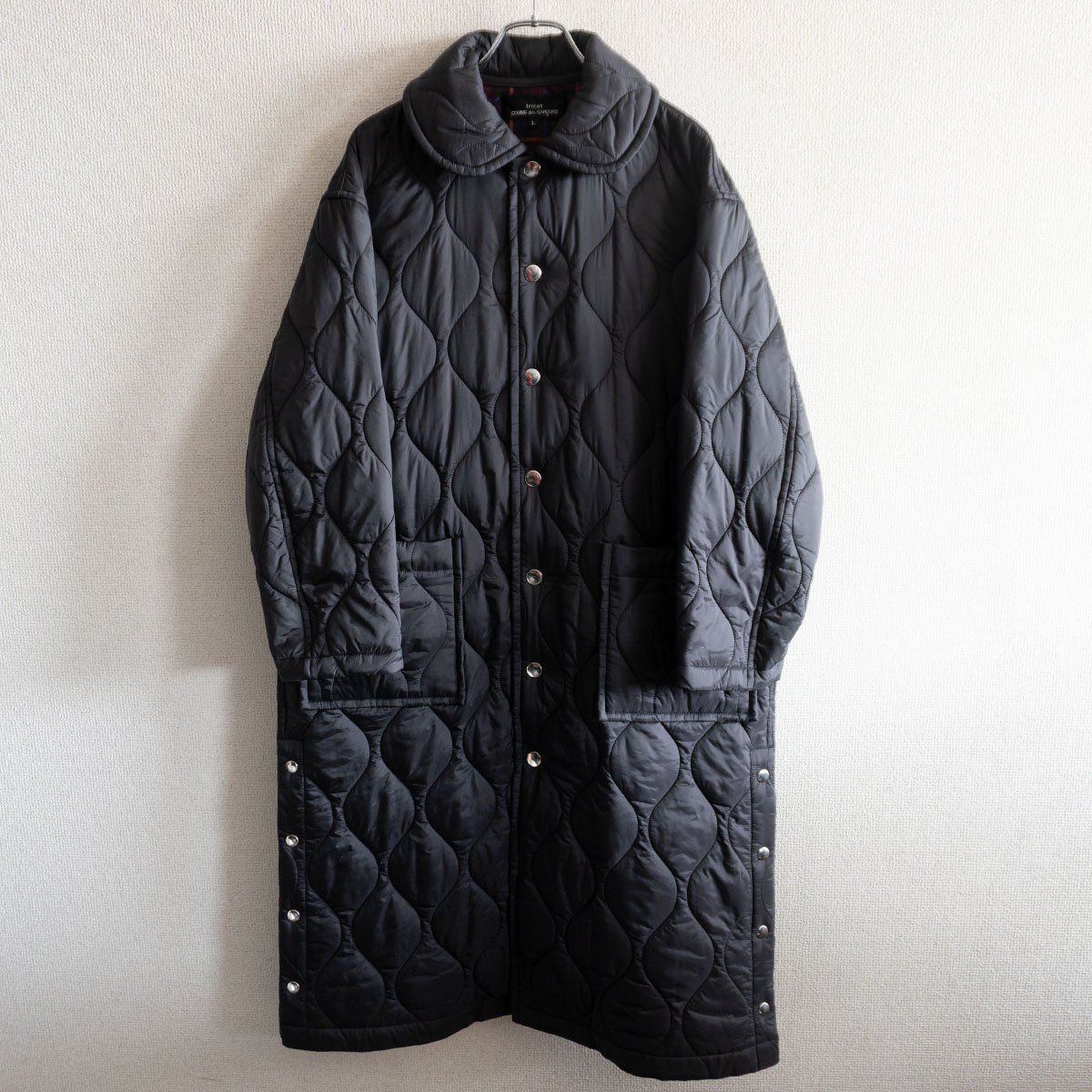 極美品】tricot COMME des GARCONS 【2021AW/丸襟 キルティングコート