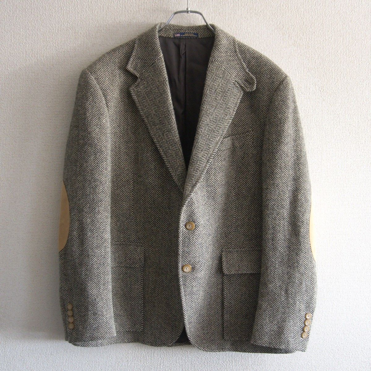 最高級品】POLO RALPH LAUREN【ヘリンボーンツイード 2B エルボー