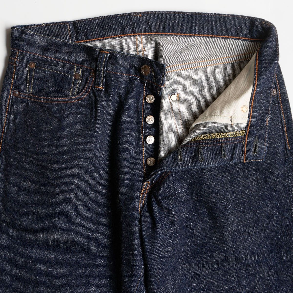 限定モデル/美品濃紺】 FULLCOUNT【D501XX 1950s デニムパンツ】32×34 