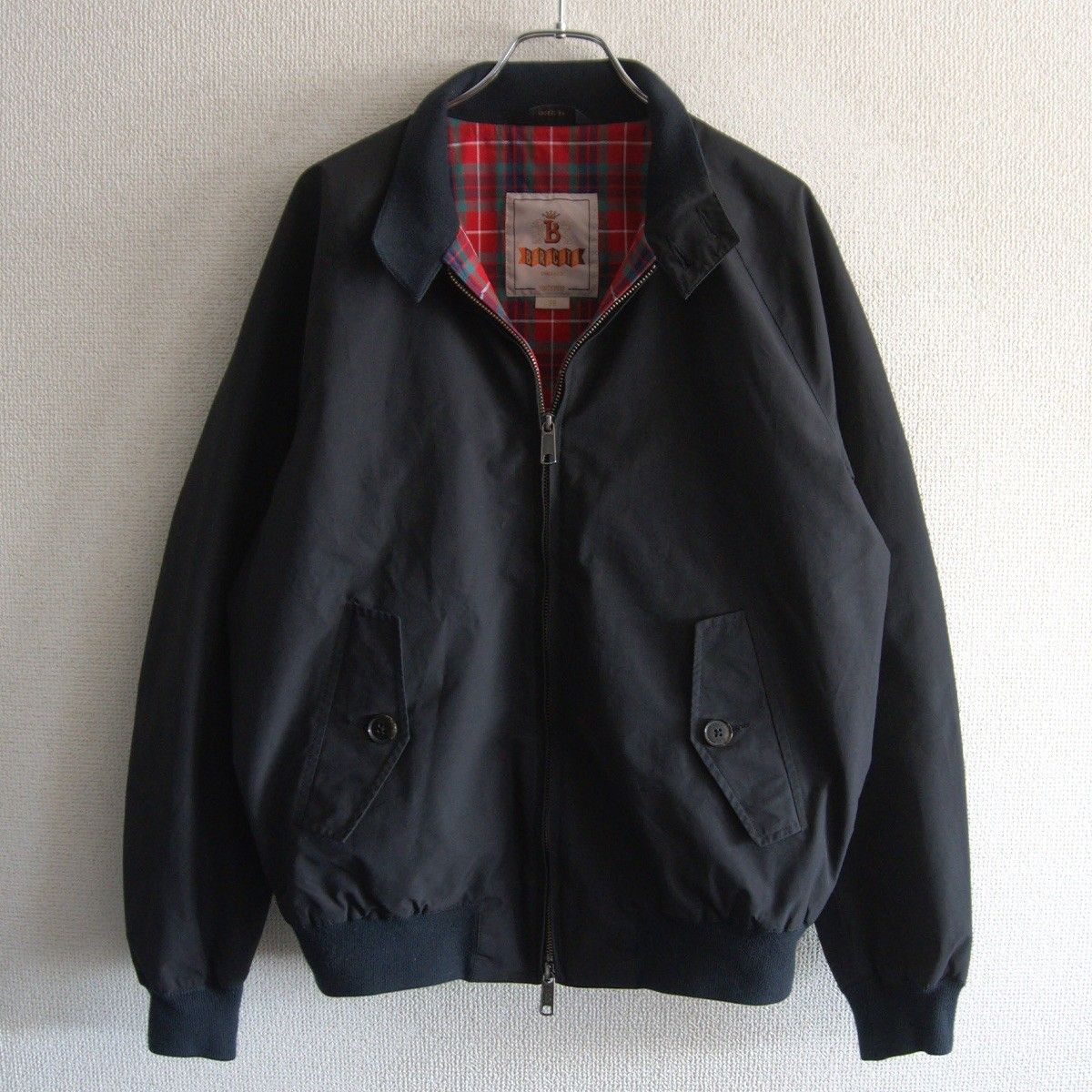 【美品】 BARACUTA 【G9 スウィングトップ ハリントンジャケット】 38 バラクータ ブラック イングランド製 26010228 美品】 BARACUTA 【G9 スウィングトップ ハリントンジャケット】 38