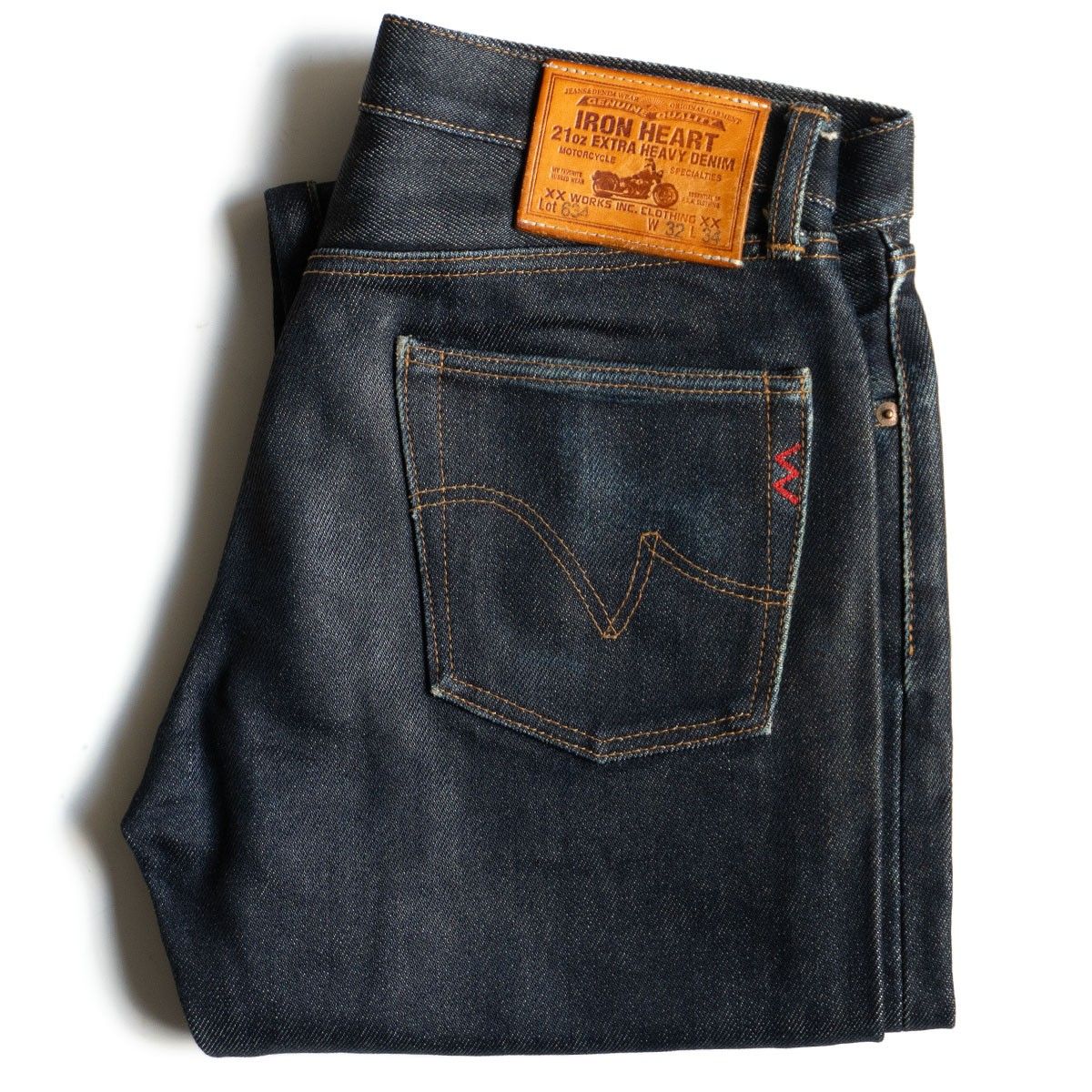 雰囲気抜群/濃紺】IRON HEART【LOT 634 21oz EXTRA HEAVY DENIM】32×34