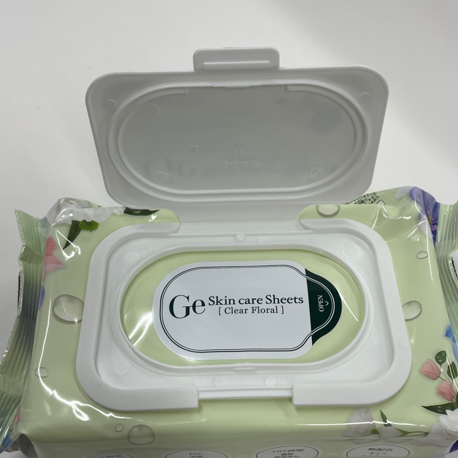M3377 チャームゾーン Geスキンケアシート＜クリアフローラル＞60枚