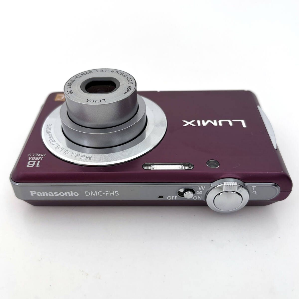 良品！【パナソニック】Panasonic LUMIX DMC-FH5 パープル コンパクト