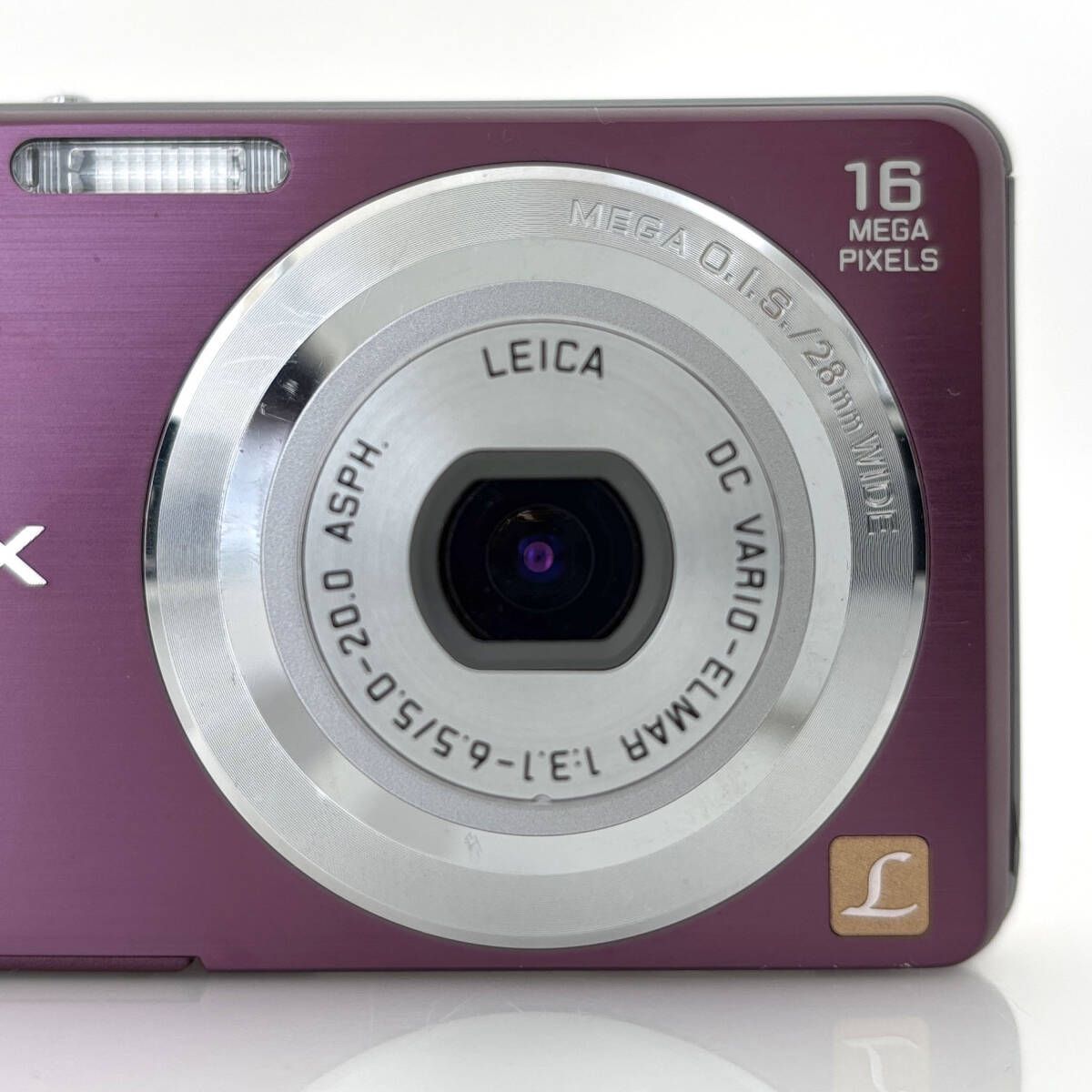 良品！【パナソニック】Panasonic LUMIX DMC-FH5 パープル コンパクト