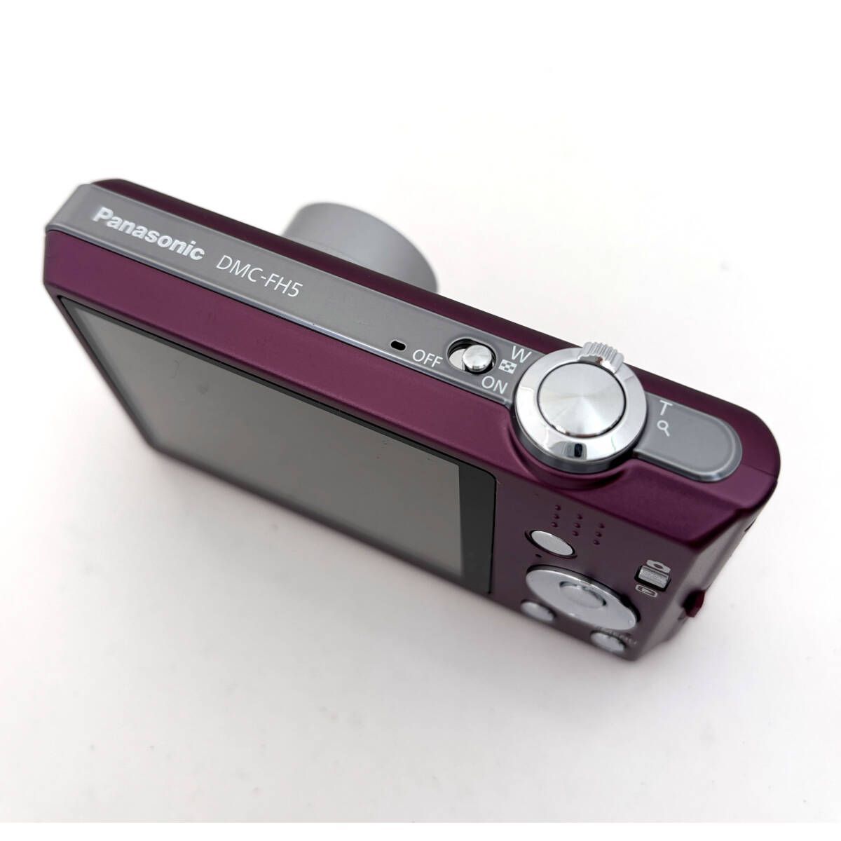 良品！【パナソニック】Panasonic LUMIX DMC-FH5 パープル コンパクト