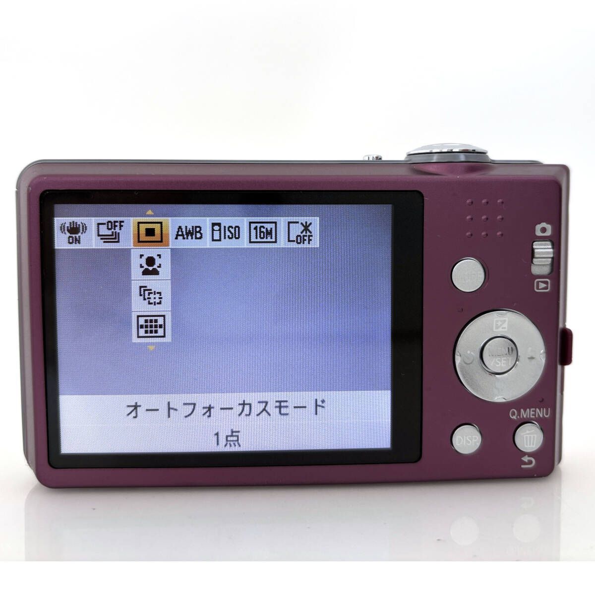 良品！【パナソニック】Panasonic LUMIX DMC-FH5 パープル コンパクト