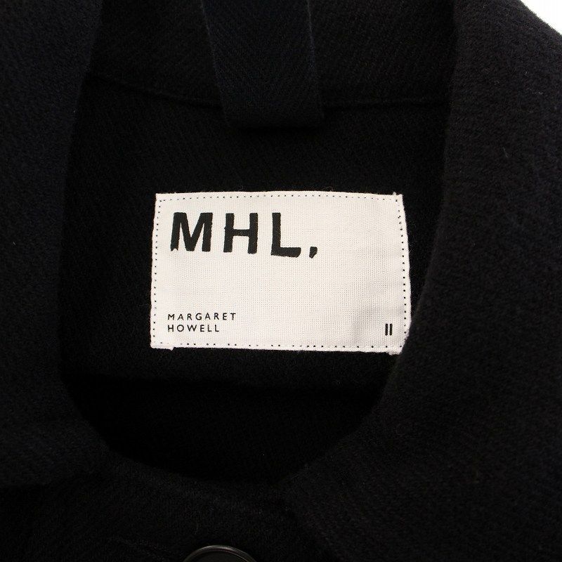 【美品 23SS】マーガレットハウエル　ヘビー コットン ウールドリル コート マーガレットハウエル MHL. 23AW HEAVY COTTON WOOL DRILL COAT ヘビー