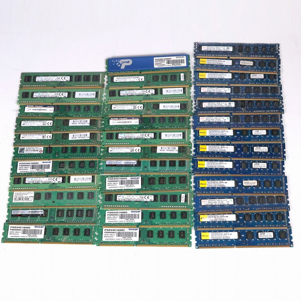 中古 DDR3 4GBメモリ x 36枚 まとめセット - メルカリ