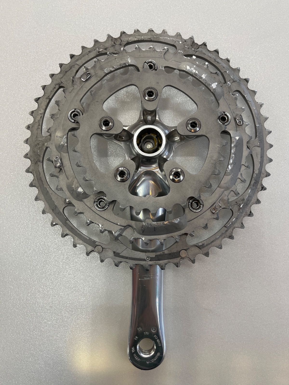 SHIMANO ULTEGRA FC-6500 クランクセット オクタリンク 中古】SHIMANO 