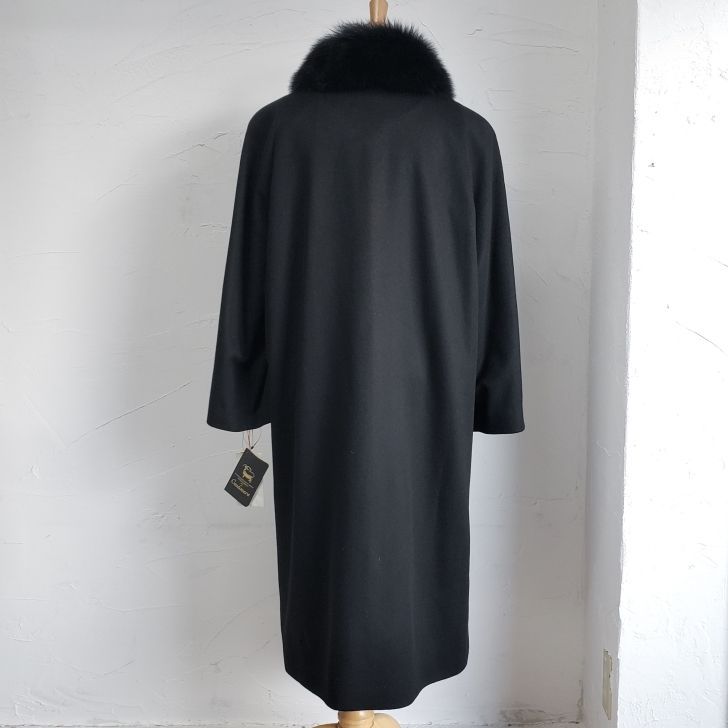 未使用 Silsefia ☆ 総カシミヤ 2WAY ロングコート 9 フォックスファー