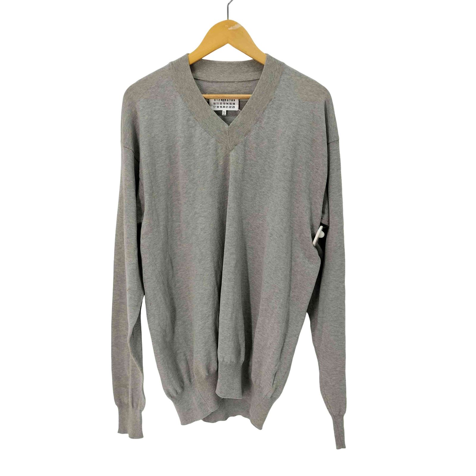 メゾンマルジェラ Maison Margiela イタリア製 Vネックニット 4番 