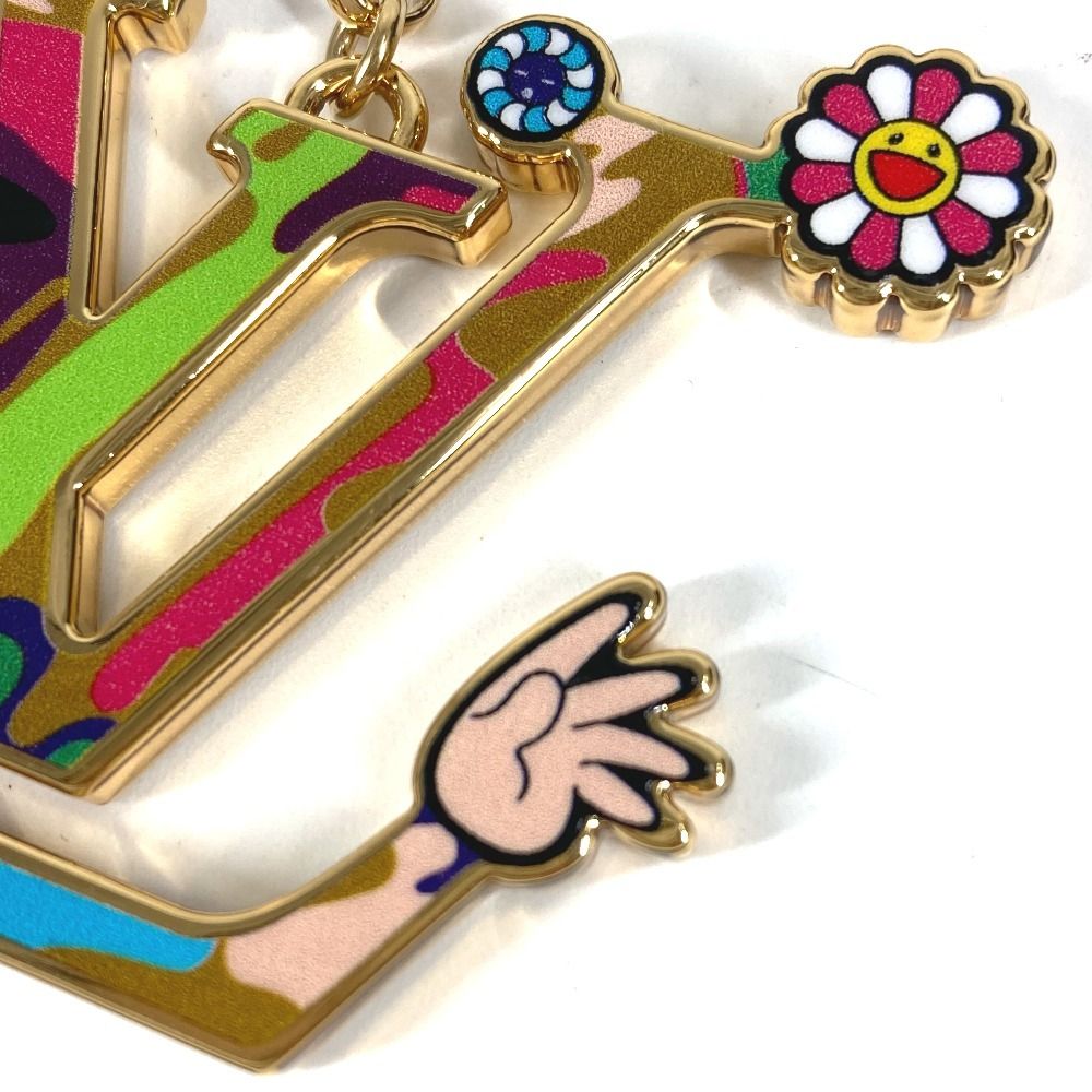 美品】LOUIS VUITTONキーホルダーLVアイコニックスーパーフラット