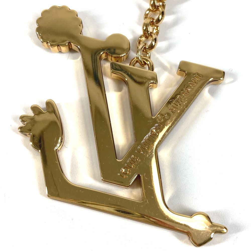 【美品】LOUIS VUITTONキーホルダーLVアイコニックスーパーフラット 美品】LOUIS VUITTONキーホルダーLVアイコニックスーパーフラット