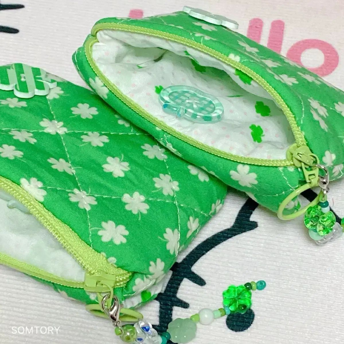 幸運クローバ コインカードウォレット - メルカリ