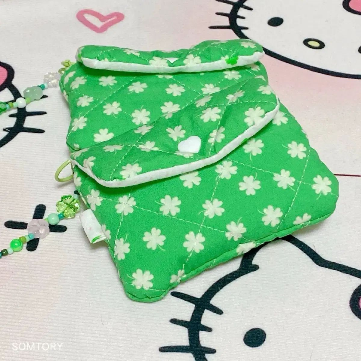 幸運クローバ コインカードウォレット - メルカリ
