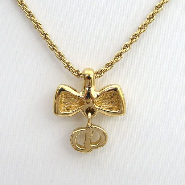 Christian Dior / クリスチャンディオール □ネックレス リボン