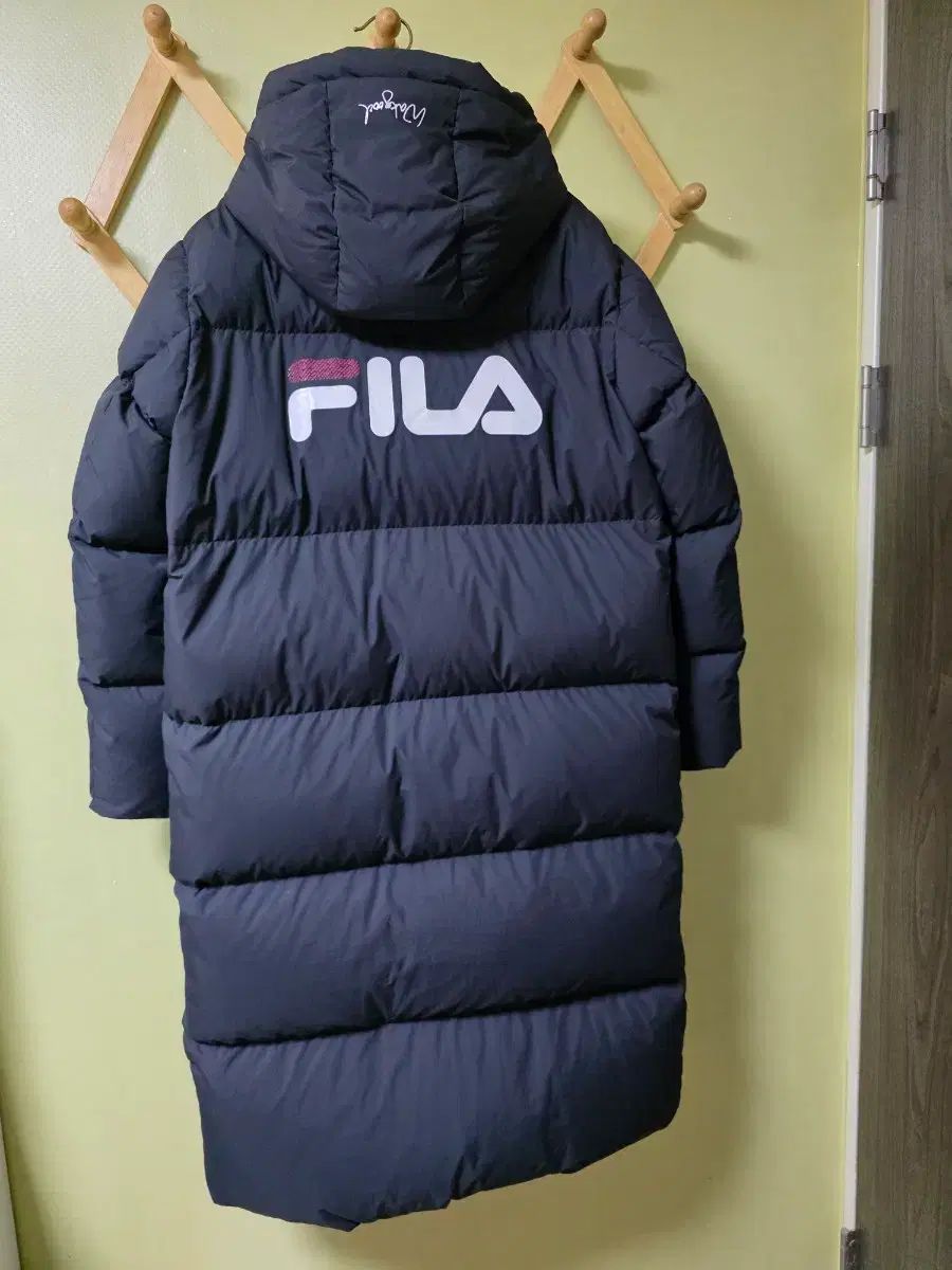 ウーワッグッド FILA フィラ ダウンジャケット ロング丈 XL