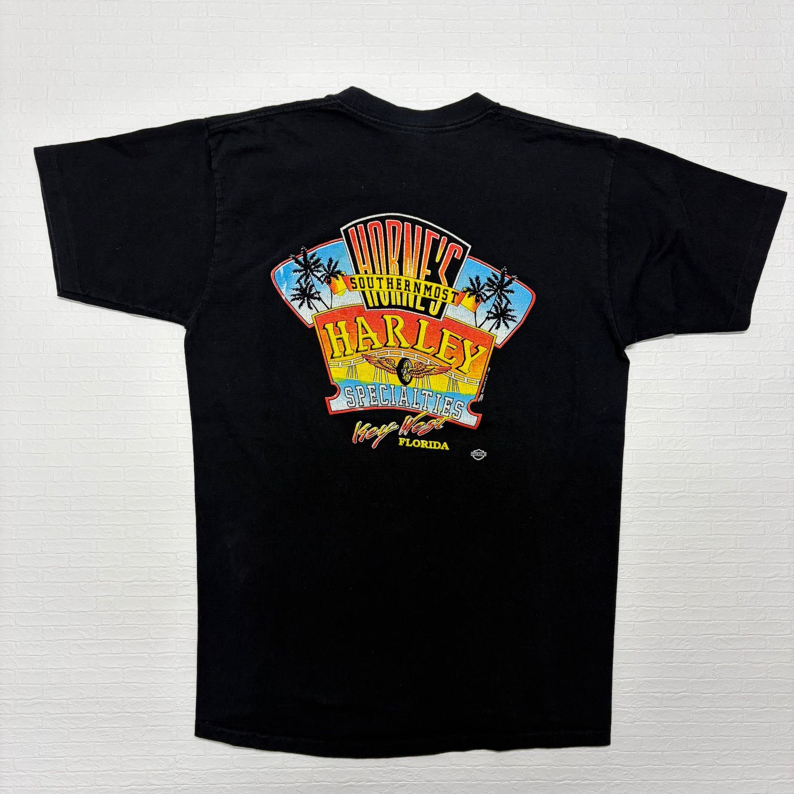 激レア】80s 90s ハーレーダビッドソン Tシャツ USA製 BELTON 黒 L