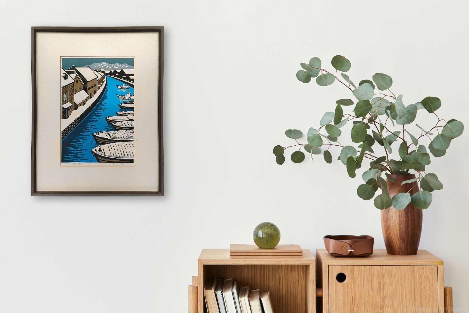 松見八百造 「小樽運河」 木版画 絵画 - メルカリ