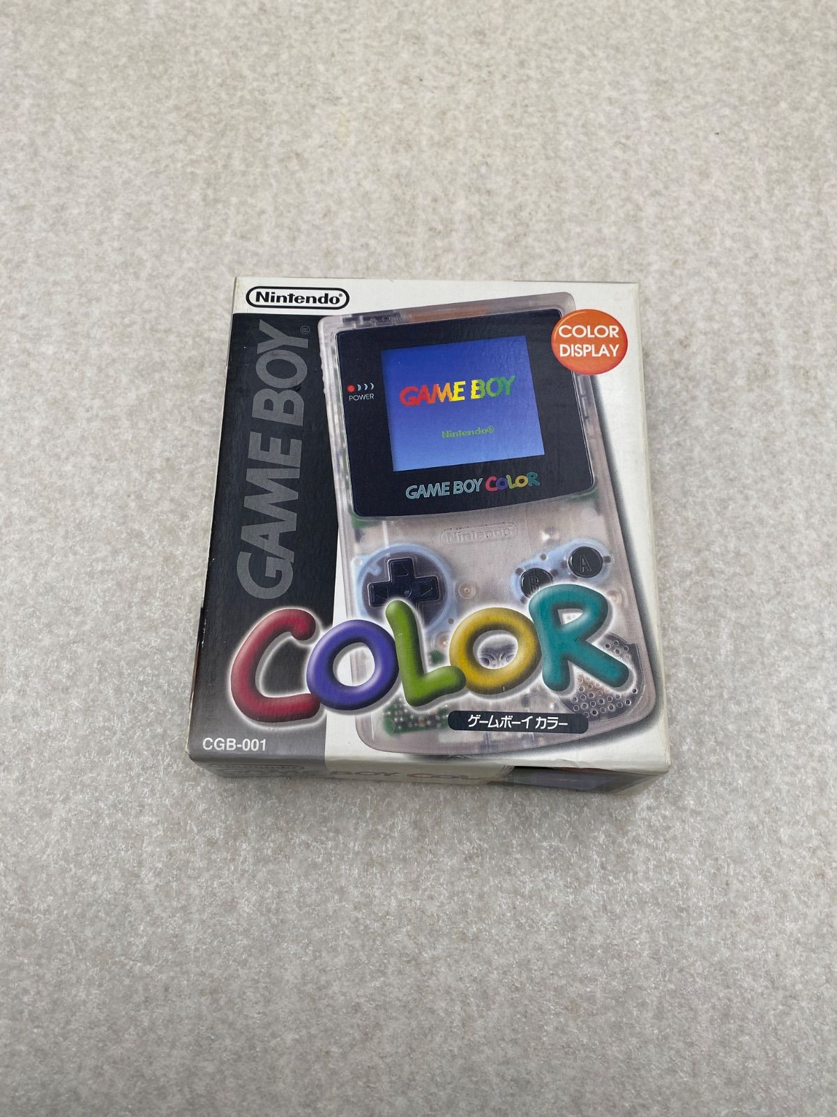 Nintendo ゲームボーイカラー本体 クリア