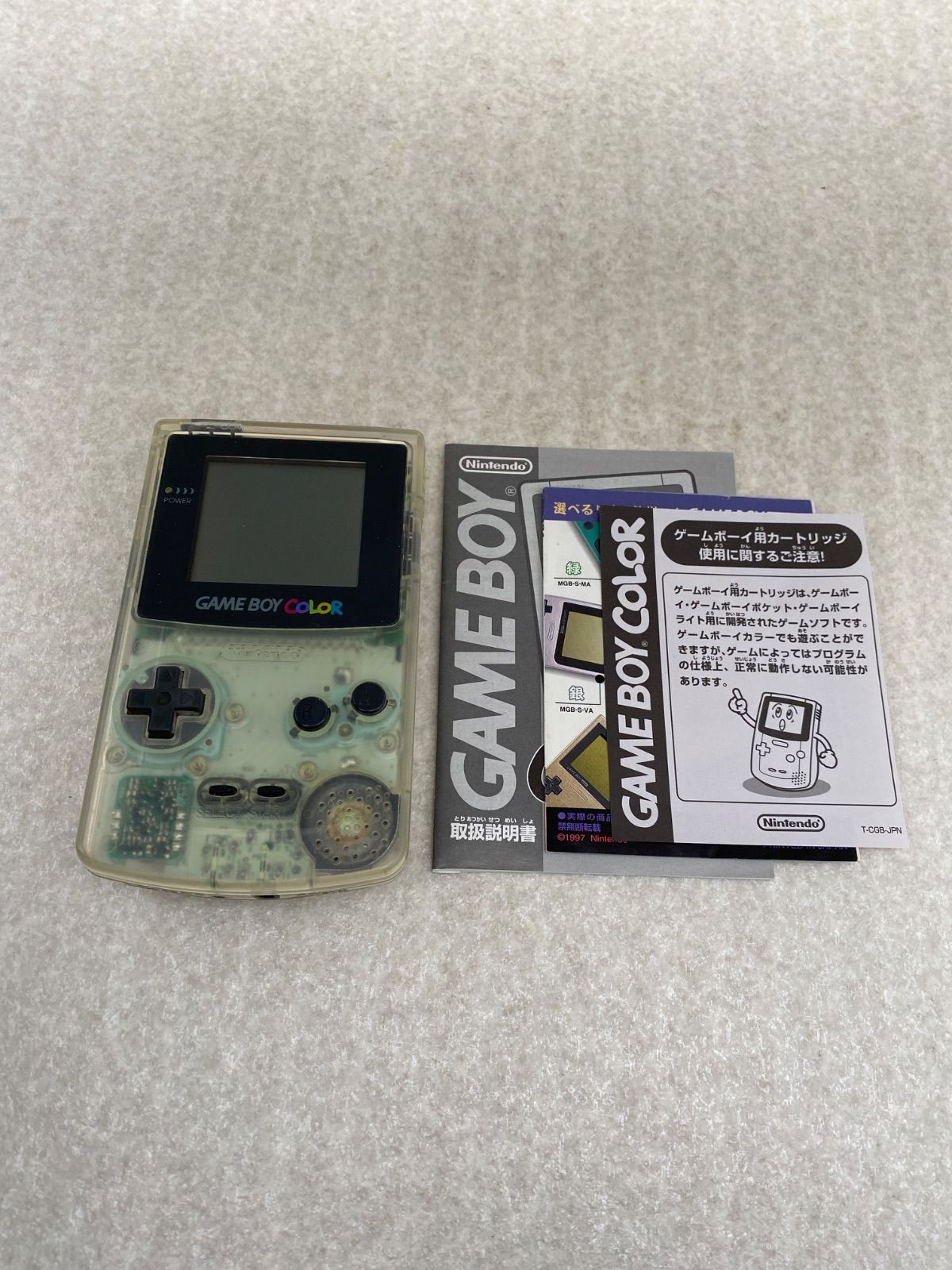 ゲームボーイカラー本体 クリア