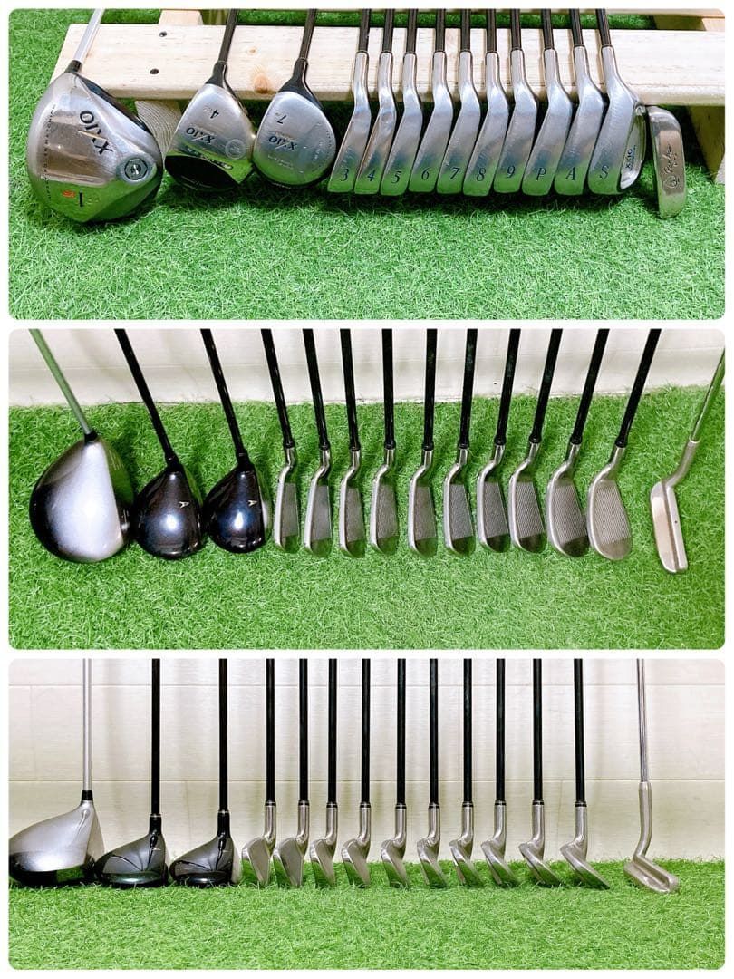 M10.ゼクシオ 初心者オススメ ゴルフクラブ メンズセット 右利き 14本