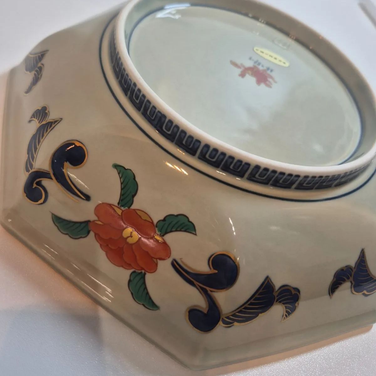 有田焼 林九郎 金唐草花篭図 八角鉢 - メルカリ