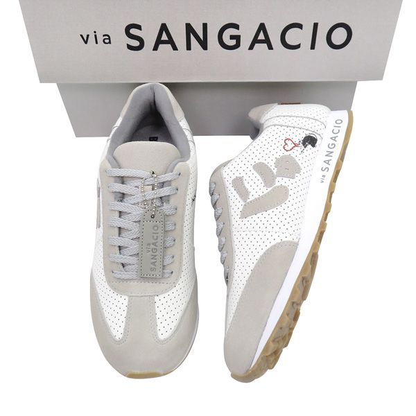 にゅ SANGACIO バンクシーモデル　26.5 【未使用】 新品未使用 サイズ26.5】SANGACIO サンガッチョ《BRANDALISED》Banksy