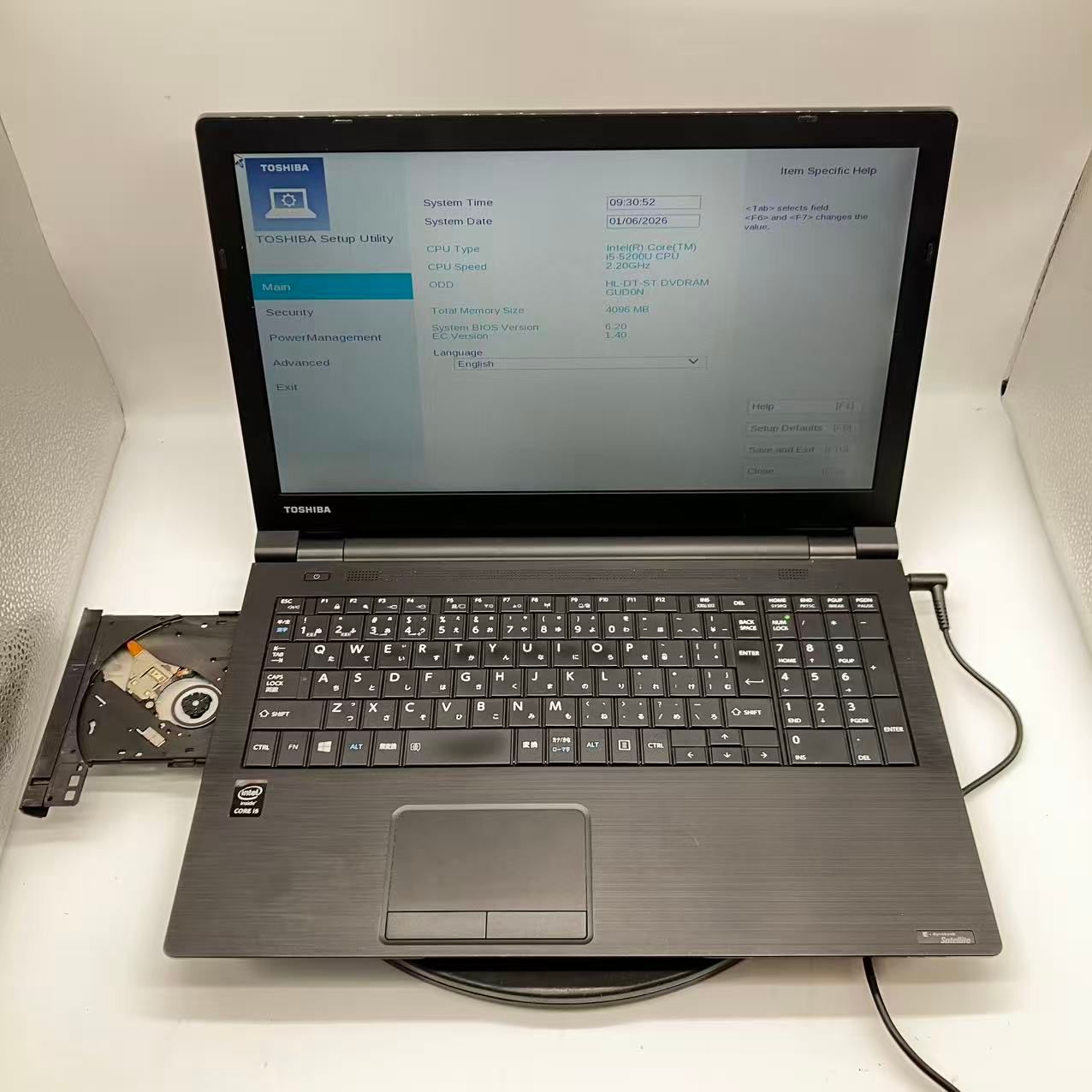 Mkx2Q 【BIOS可/ジャンク】東芝 TOSHIBA dynabook Satellite B35 CPU