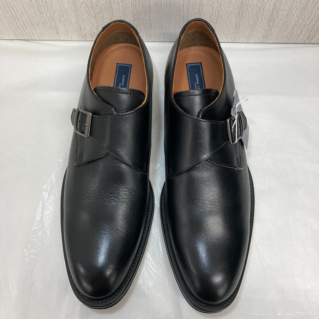 M-763 □kutsu.com公式□ KANSAI YAMAMOTO 本革モンクストラップ