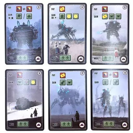 [Used] Board Game Size -Okama Campaign-: Promo Pack #4 - Factory Cards 13-18 (Scythe: Promo Pack #4 - Factory Cards 13-18)