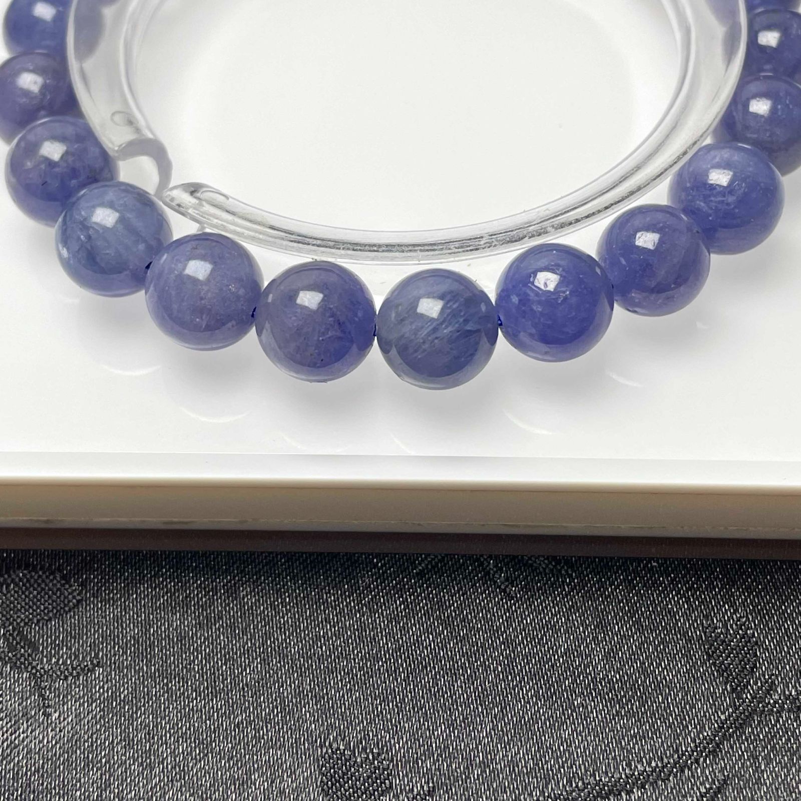 天然美品☆【50Aタンザナイト】☆ブレスレット 天然石A 8.5-9mm 