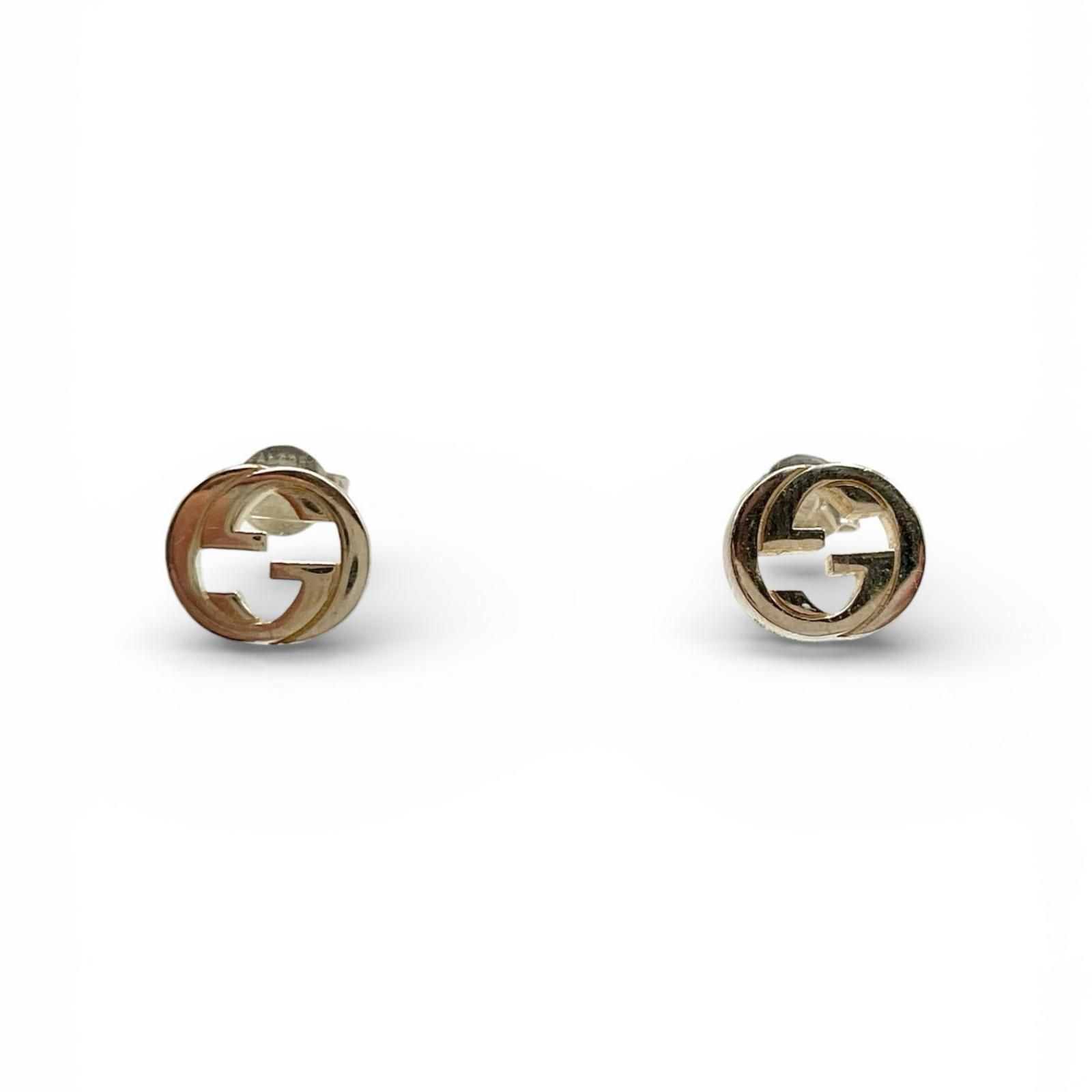 グッチ GUCCI ピアス インターロッキングG シルバー925 レディース