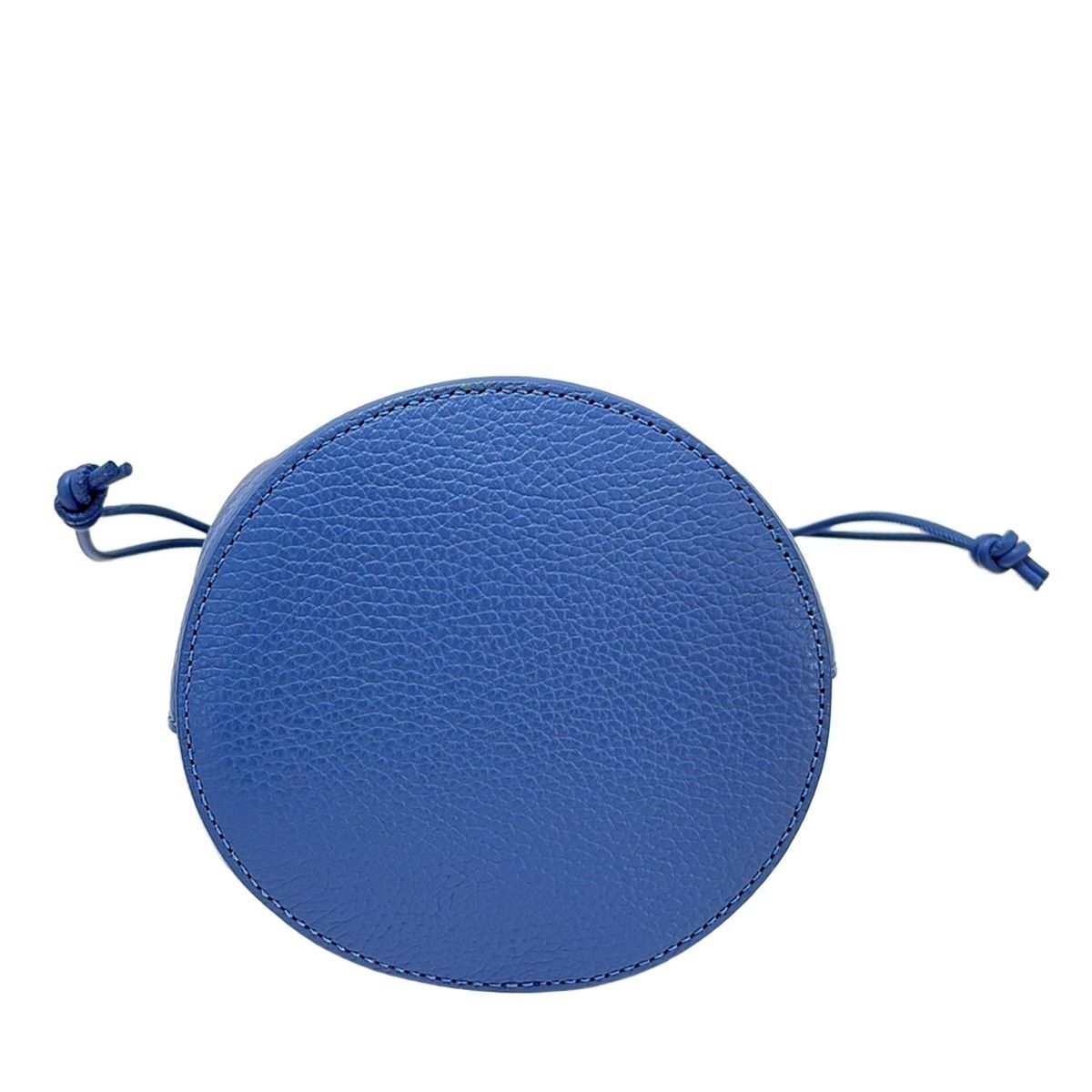 IACUCCI(イアクッチ) ハンドバッグ美品 ジョイア ブルー 巾着型/ミニ  