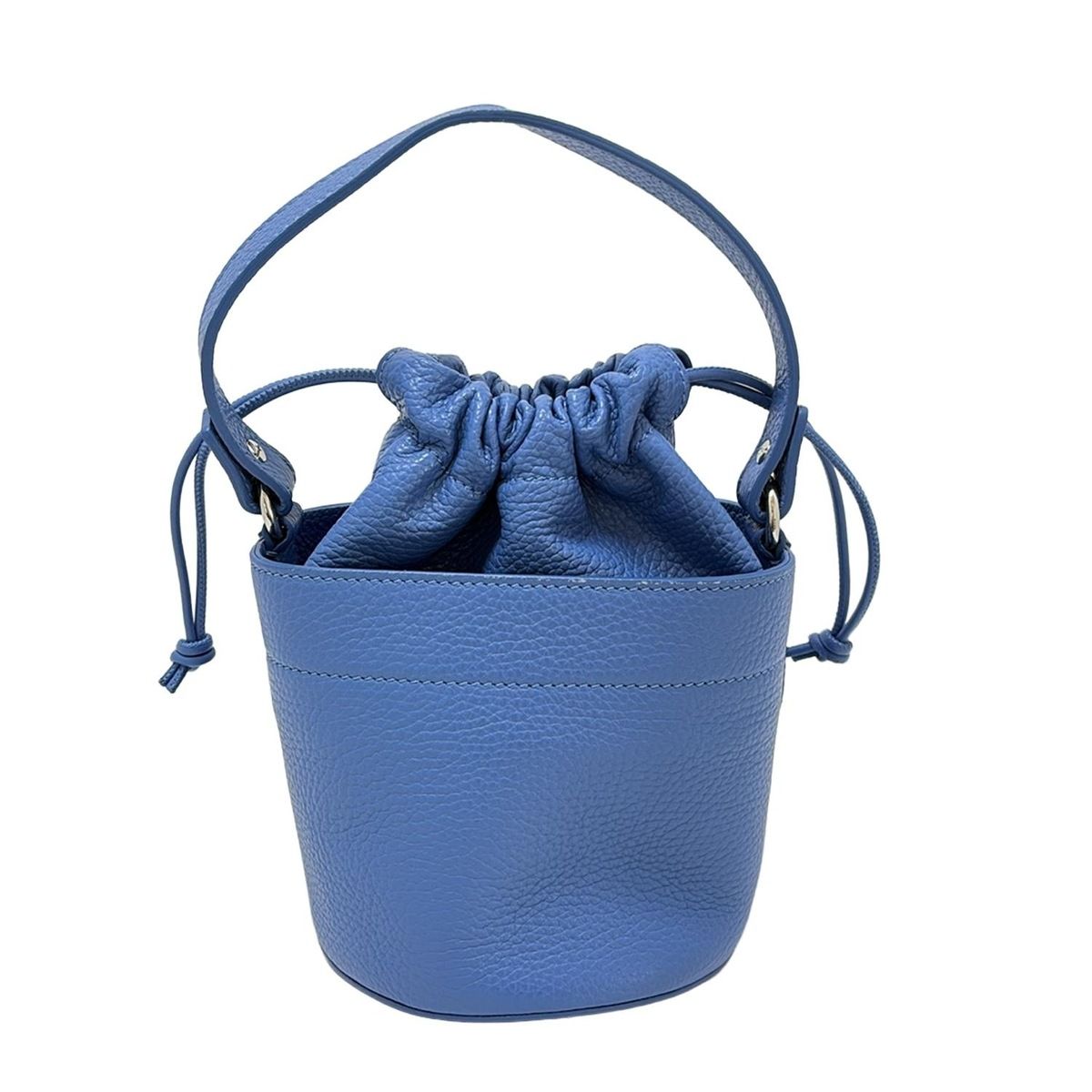 IACUCCI(イアクッチ) ハンドバッグ美品 ジョイア ブルー 巾着型/ミニ