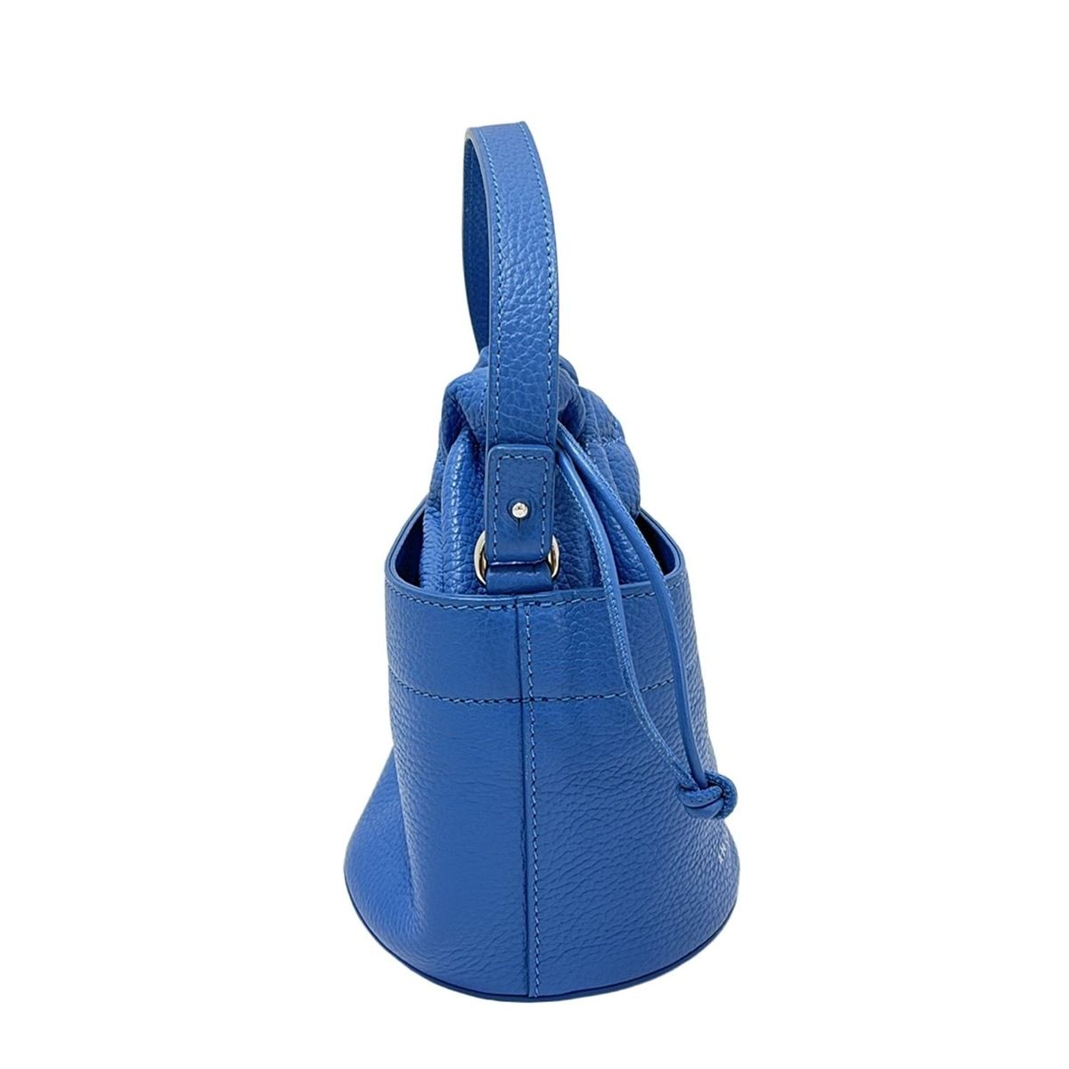 IACUCCI(イアクッチ) ハンドバッグ美品 ジョイア ブルー 巾着型/ミニ