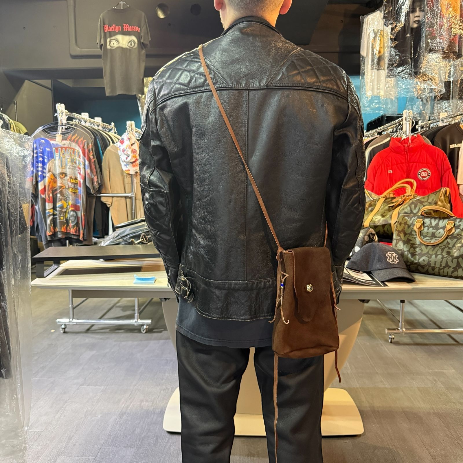 UNDERCOVER】 アンダーカバー ディアスキンショルダーポーチ - メルカリ