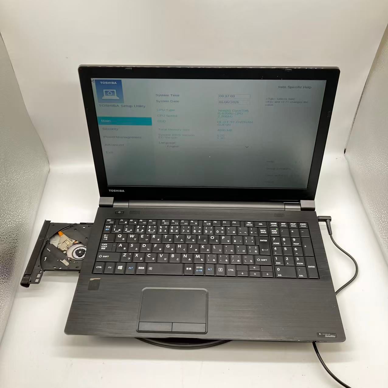 M7GCH 【BIOS可/ジャンク】東芝 TOSHIBA dynabook Satellite B35 CPU