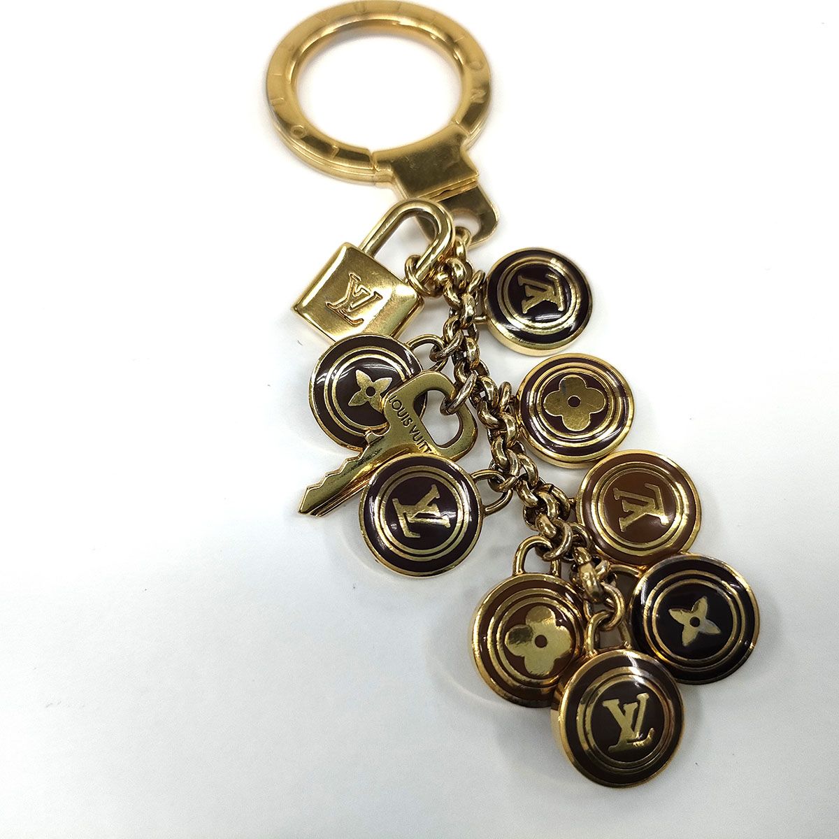 ルイヴィトン ポルトクレ バスティーユ キーホルダー キーチャーム ゴールド 楽天市場】LOUIS VUITTON ルイ ヴィトン ポルトクレ バスティーユ