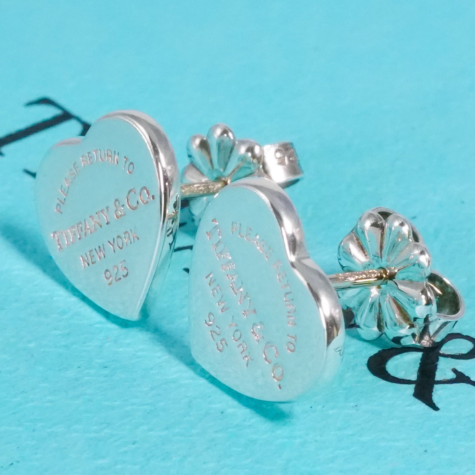 極美品 ティファニー リターントゥハート シルバー ピアス/25-2110