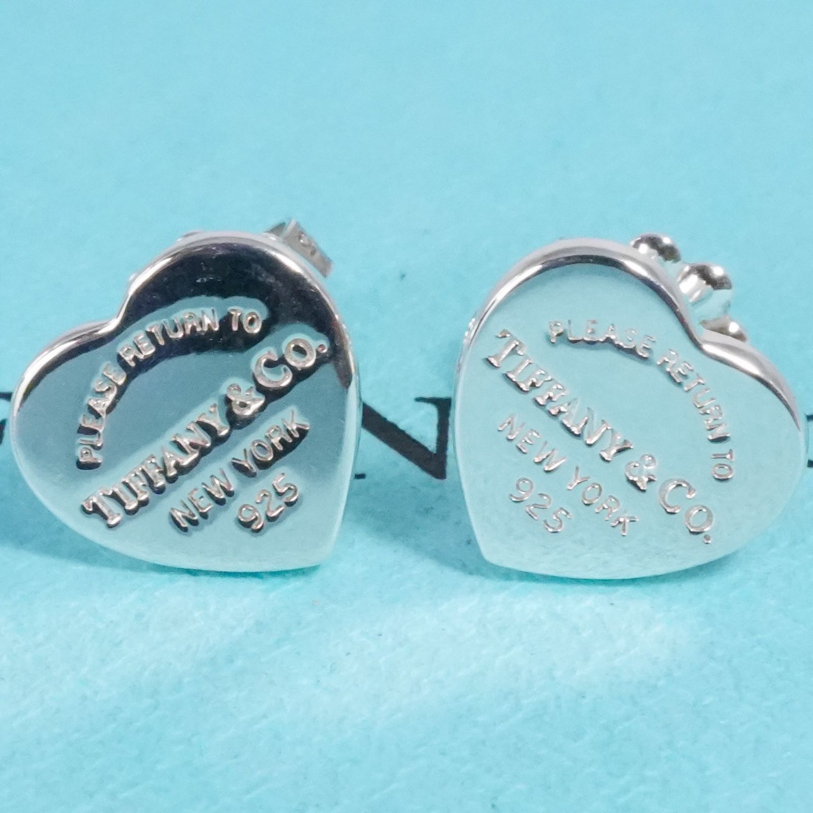 極美品 ティファニー リターントゥハート シルバー ピアス/25-2110