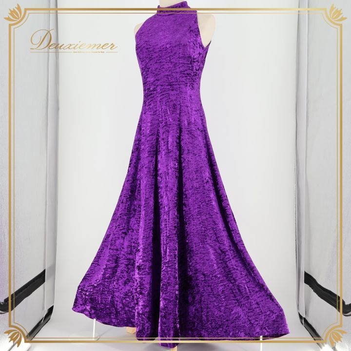 【ベリーダンス用 サイディー衣装】パープル ベロア生地 ワンピースドレス 豪華 楽天市場】バラディドレスヘアースカーフ ヒップスカーフ付き ベリー